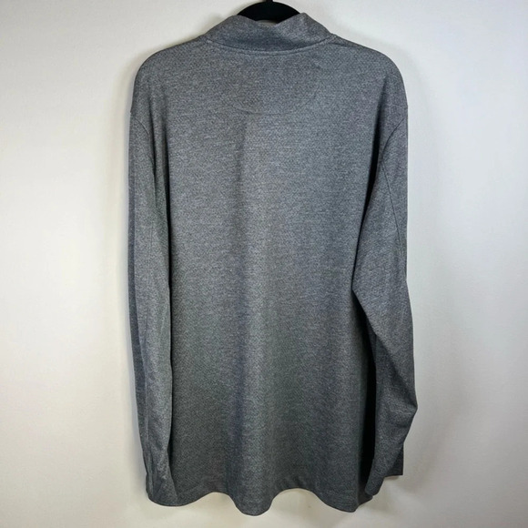 Nike Golf Mens 1/4 Zip Dri-Fit Pullover Sweatshirt Gray Embroidered Logo Size XL - Picture 7 of 11